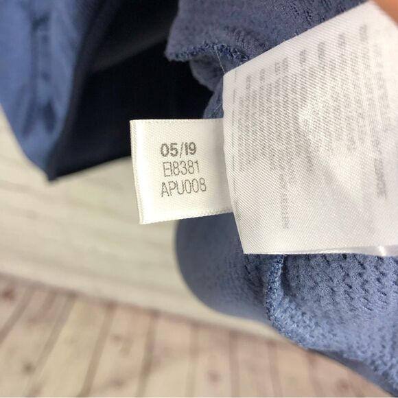 Adidas Blue Graphic Long Sleeve Pullover Hoodie Men's Sz XXL - Picture 7 of 9